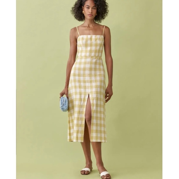 Reformation | Dresses | Nwt Reformation Nia Linen Dress | Poshmark